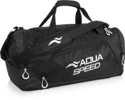 Torba sportowa pływacka na ramię 43l Aqua Speed. Białe torby na ramię Aqua-Speed, bez wzorów, z materiału, na ramię, duże, bez dodatków. Za 109.99 zł.