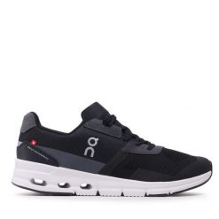 Buty do biegania On. Czarne buty do biegania On, bez wzorów, bez zapięcia, do biegania. Za 709.99 zł.