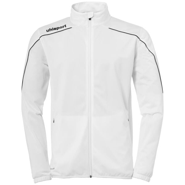 Kurtka Uhlsport Stream 22. Białe kurtki Uhlsport, xl, bez wzorów, z dresówki, bez kaptura. Za 149.00 zł.