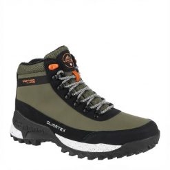 Buty męskie trekkingowe wysokie Vertigo AULP EVEREST wodoodporne. Zielone buty trekkingowe Aulp, bez wzorów, bez zapięcia. W wyprzedaży za 259.99 zł.