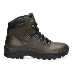 Buty trekkingowe skórzane taktyczne-myśliwskie Knieja Pollonus brązowy 6-0127-002 brązowe brązowe. Brązowe trekkingi bez wzorów, ze skóry, bez zapięcia. Za 785.40 zł.
