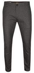 Szare Casualowe Spodnie Męskie, Slim Fit -TOMY WALKER- Zwężane, Chinosy, Tłoczony Wzór, w Paski. Szare eleganckie spodnie Tomy Walker, m, z elastanu. Za 149.00 zł.