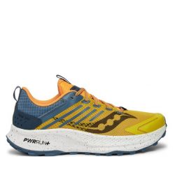 Buty do biegania Saucony. Brązowe buty do biegania Saucony, bez wzorów, bez zapięcia, do biegania. Za 479.99 zł.