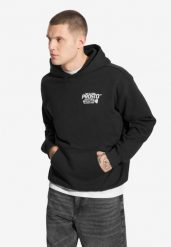 Bluza sportowa męska Prosto Flathead z kapturem. Czarne bluzy z kapturem Prosto., m, z aplikacjami, z bawełny, z kapturem. Za 198.99 zł.