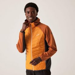 Kurtka turystyczna hybrydowa męska Andreson VIII. Brązowe kurtki Regatta, m, bez wzorów, z poliamidu, bez kaptura. Za 119.99 zł.