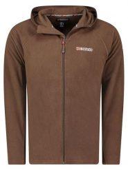 Geographical Norway Kurtka polarowa "Tugood" w kolorze brązowym rozmiar: S. Brązowe kurtki Geographical Norway, s, bez wzorów, z materiału, bez kaptura. Za 79.03 zł.