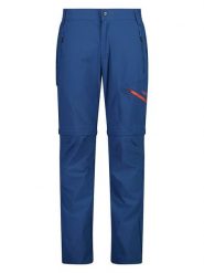 Cmp Spodnie funkcyjne Zipp-Off w kolorze granatowym rozmiar: 46. Niebieskie spodnie treningowe długie CMP, bez wzorów, z materiału. Za 164.02 zł.