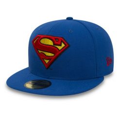 Czapka z daszkiem męska New Era Character Bas Superman Basic Cap. Niebieskie czapki z daszkiem New Era, bez wzorów, z poliesteru. Za 129.99 zł.