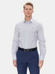 Tommy Hilfiger Koszula MW0MW38960 Niebieski Regular Fit. Niebieskie koszule Tommy Hilfiger, m, bez wzorów, z bawełny, bez kołnierzyka, bez ramiączek. Za 249.99 zł.