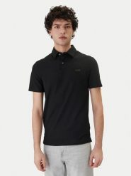 Guess Polo M6RP02 KD202 Czarny Slim Fit. Czarne koszulki polo Guess, m, z aplikacjami, z syntetyku, bez kołnierzyka, bez ramiączek. Za 299.99 zł.