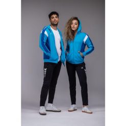 Kurtka treningowa Erima Celebrate 125 z kapturem niebieska. Niebieskie kurtki treningowe Erima, bez wzorów, z kapturem, do jazdy konnej. Za 342.99 zł.