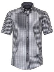 CASAMODA Koszula - Regular fit - w kolorze granatowo-białym rozmiar: 7XL. Białe koszule CASAMODA, xl, bez wzorów, z bawełny, bez kołnierzyka, bez ramiączek. Za 72.95 zł.