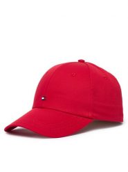 Tommy Hilfiger Czapka z daszkiem Th Flag AM0AM13008 Czerwony. Czerwone czapki z daszkiem Tommy Hilfiger, bez wzorów, z bawełny. Za 169.99 zł.