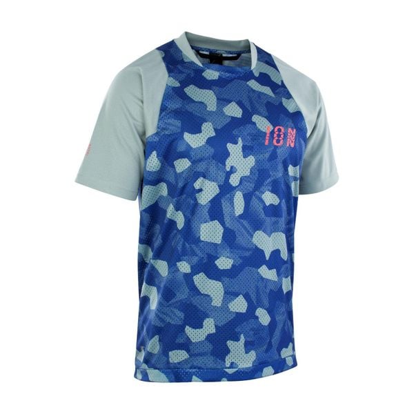 Koszulka rowerowa męska ION Scrub tidal green. Zielone bluzy ION, m, bez wzorów, bez kaptura. W wyprzedaży za 179.99 zł.