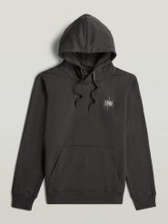 G-Star Bluza w kolorze antracytowym rozmiar: L. Czarne bluzy G-Star, l, bez wzorów, z bawełny, z kapturem. Za 200.95 zł.