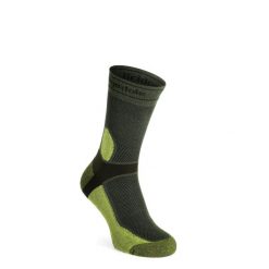Skarpety rowerowe męskie Bridgedale MTB Summer Weight T2 Coolmax Sport Boot. Zielone skarpetki sportowe Bridgedale, bez wzorów. Za 79.99 zł.