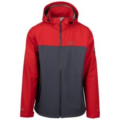 Męska Kurtka Soft Shell Moyler DLX. Czerwone kurtki Trespass, m, bez wzorów, z softshellu, bez kaptura. Za 394.99 zł.