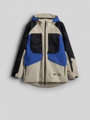 4F Kurtka snowboardowa membrana 15000 męska - multikolor 3XL. Brązowe kurtki 4F, m, bez wzorów, z meshu, snowboardowy. Za 799.99 zł.
