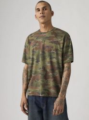 Levi´s Koszulka w kolorze khaki rozmiar: XL. Brązowe bezrękawniki s, bez wzorów, z bawełny, bez kołnierzyka, bez ramiączek. Za 111.07 zł.
