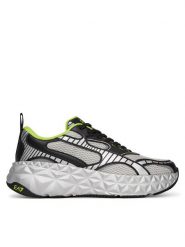 EA7 Emporio Armani Sneakersy X8X238 XK431 R961 Czarny. Czarne buty sportowe casual EA7 Emporio Armani, bez wzorów, z materiału, bez zapięcia. Za 489.99 zł.