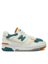 New Balance Sneakersy BB550VRA Biały. Białe buty sportowe casual New Balance, bez wzorów, ze skóry, bez zapięcia. Za 419.99 zł.