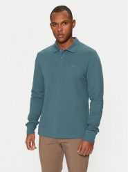 S.Oliver Polo 2153544 Zielony Regular Fit. Zielone koszulki polo S.Oliver, m, bez wzorów, z bawełny, bez kołnierzyka, bez ramiączek. Za 69.99 zł.