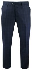 Eleganckie Spodnie Garniturowe (w Kant) - Casino - Granat, Kratka. Eleganckie spodnie Casino, na co dzień, bez wzorów, z poliesteru. Za 219.00 zł.