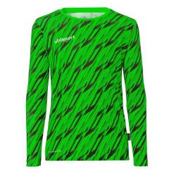 Koszulka bramkarska z długim rękawem Uhlsport Progressive. Czarne bluzki z długim rękawem Uhlsport, bez wzorów, bez kołnierzyka, bez ramiączek. Za 177.50 zł.