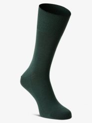FALKE Skarpety Mężczyźni Wełna zielony, 45-46. Zielone skarpety Falke, bez wzorów, z bawełny. Za 89.95 zł.