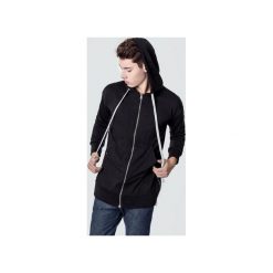 Bluza bawełniana z kapturem i suwakami Basic Black. Bluzy marki Male-me. Za 199.00 zł.