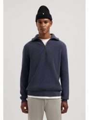 DSTREZZED Sweter w kolorze granatowym rozmiar: M. Niebieskie swetry nierozpinane Dstrezzed, m, bez wzorów, ze splotem, bez kołnierzyka, bez ramiączek. Za 329.42 zł.