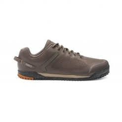 Buty trekkingowe męskie Xero Shoes SBKMMRELM. Brązowe buty trekkingowe XERO SHOES, bez wzorów, z materiału, bez zapięcia. Za 725.00 zł.