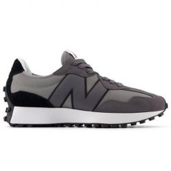 Buty do chodzenia męskie New Balance 327. Szare buty sportowe casual New Balance, bez wzorów, z materiału, bez zapięcia. Za 673.00 zł.