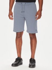 Guess Szorty sportowe Z2YD04 KAIJ1 Niebieski Regular Fit. Niebieskie krótkie spodenki sportowe Guess, m, z aplikacjami, z bawełny. Za 269.99 zł.
