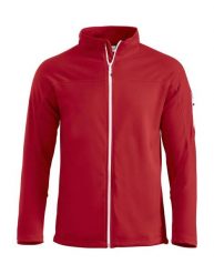 Clique Ducan rozpinana kurtka unisex z polarowym wnętrzem – red. Czerwone kurtki CLIQUE, xs, bez wzorów, z polaru, bez kaptura. Za 242.08 zł.