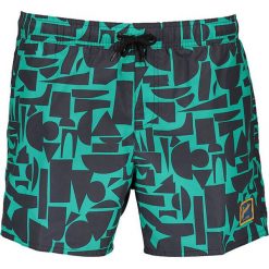 Szorty kąpielowe w kolorze antracytowo-turkusowym. Szorty marki Speedo. W wyprzedaży za 108.95 zł.