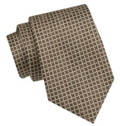 Modny Krawat Męski - Alties - Beż w Drobny Wzór. Krawaty i muchy Alties, bez wzorów, z tkaniny. Za 49.00 zł.