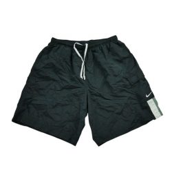 Second life - Męskie czarne szorty kąpielowe - Jak nowy. Czarne kąpielówki Nike, m, bez wzorów. Za 102.20 zł.