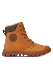 Palladium Trapery Pampa Sport Cuff WPS 72992-228-M Brązowy. Brązowe trapery Palladium, ze skóry, bez zapięcia. Za 839.99 zł.
