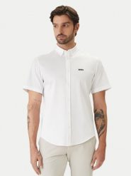 BOSS Koszula ST Motion 50555951 Biały Regular Fit. Białe koszule Boss, m, bez wzorów, z bawełny, bez kołnierzyka, bez ramiączek. Za 549.99 zł.