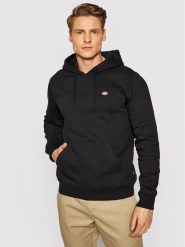 Dickies Bluza Oakport DK0A4XCDBLK1 Czarny Regular Fit. Czarne bluzy Dickies, m, bez wzorów, z bawełny, bez kaptura. Za 289.99 zł.