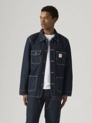 Levi's Kurtka dżinsowa w kolorze granatowym rozmiar: XL. Niebieskie kurtki Levi's®, s, bez wzorów, z bawełny, bez kaptura. Za 244.95 zł.