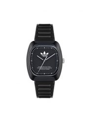 Adidas Zegarek Retro Wave Two AOSY24531 Czarny. Czarne, analogowe zegarki Adidas. Za 479.99 zł.