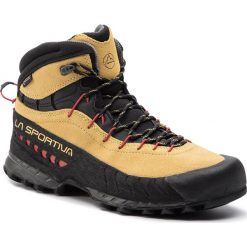 Trekkingi LA SPORTIVA - Tx4 Mid Gtx GORE-TEX 27E100100 Yellow. Żółte trekkingi La Sportiva, bez wzorów, z gore-texu, bez zapięcia. W wyprzedaży za 609.00 zł.