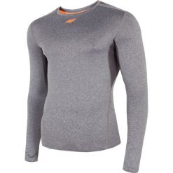 Longsleeve treningowy męski TSMLF270 - średni szary melanż. Bielizna termoaktywna marki 4F. Za 119.99 zł.