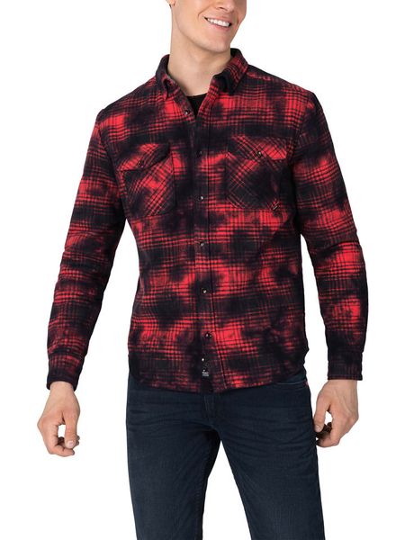 Timezone Koszula - Regular fit - w kolorze czerwonym rozmiar: XL. Czerwone koszule Timezone, xl, bez wzorów, bez kołnierzyka, bez ramiączek. Za 117.95 zł.