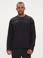 Calvin Klein Performance Bluza 00GMS4W338 Czarny Regular Fit. Czarne bluzy Calvin Klein Performance, l, bez wzorów, z syntetyku, bez kaptura. Za 519.99 zł.