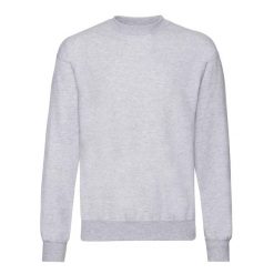 Męska Bluza Rozpinana Classic Heather. Szare bluzy Fruit of the Loom, m, bez wzorów, bez kaptura. Za 76.99 zł.
