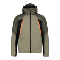 Kurtka narciarska z kapturem CMP Hybrid. Zielone kurtki narciarskie i snowboardowe CMP, bez wzorów, narciarskie. Za 524.20 zł.