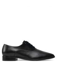 Baldowski Półbuty M00224-0696-001 Czarny. Czarne eleganckie półbuty Baldowski, bez wzorów, ze skóry, bez obcasa, bez zapięcia. Za 539.99 zł.